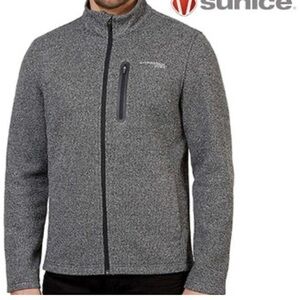 STORMPACK Sunice Men's Full Zip Jacket - Heathered Gray - Size XL Great shape